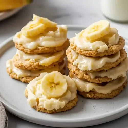 Banana Cream Pudding Cookies recipe