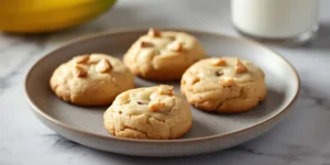 Soft Banana Pudding Cookies with creamy banana flavor