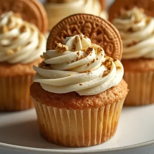 Biscoff Buttercream Cupcakes recipe