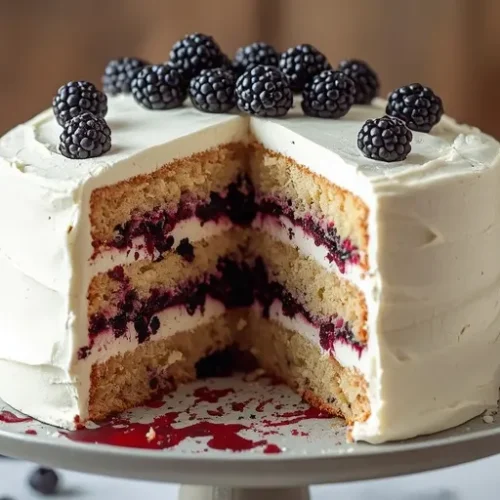Blackberry Vanilla Cake recipe