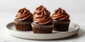 Fudgy Brownie Cupcakes with Rich Chocolate Frosting