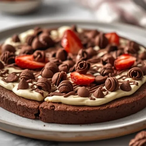 Brownie Pizza recipe