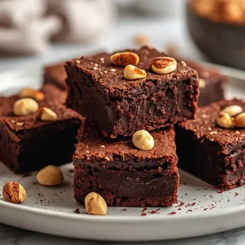 Chocolate Hazelnut Brownies recipe