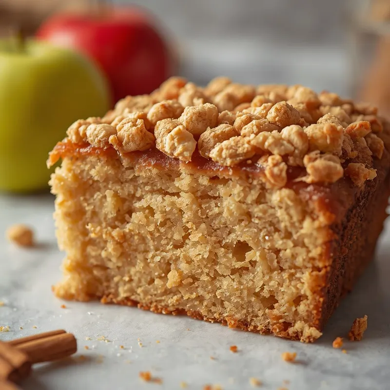 Warm Cinnamon Apple Crumb Coffee Cake for fall baking