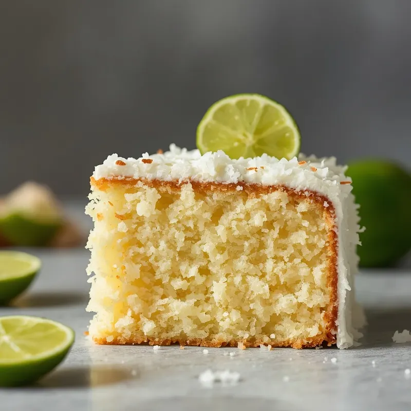 Fluffy Coconut Lime Cake for Tropical Celebrations