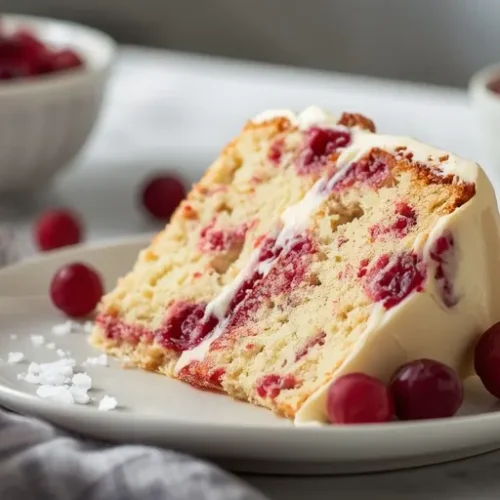 Cranberry Vanilla Cake recipe