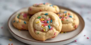 Soft Funfetti Sugar Cookies with Colorful Sprinkles