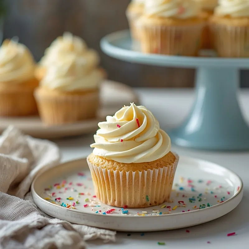 Cheerful Homemade Funfetti Cupcakes for birthday celebrations