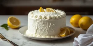 Fresh Lemon Coconut Cake with Fluffy Coconut Frosting