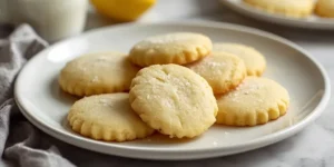 Buttery Lemon Shortbread Cookies with Bright Citrus Flavor