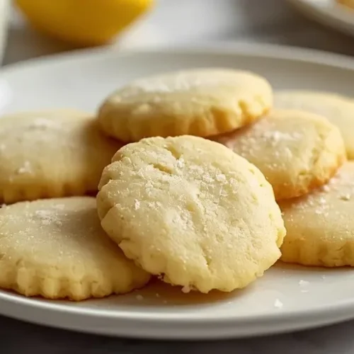 Lemon Shortbread Cookies recipe