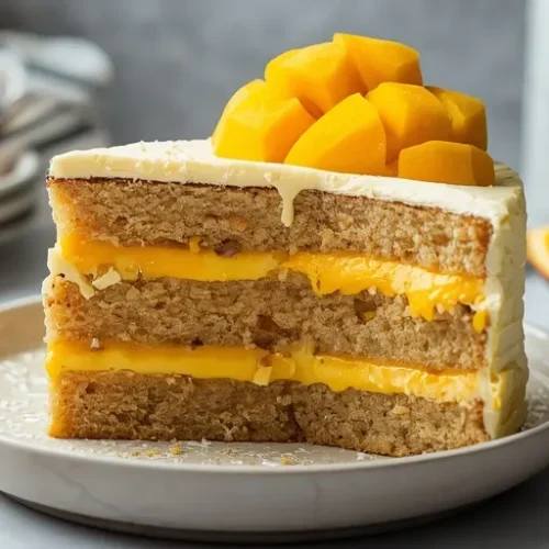 Mango Passionfruit Layer Cake recipe