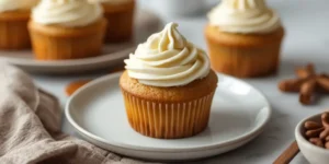 Fluffy Maple Cupcakes with Creamy Maple Frosting