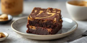 Gooey Peanut Butter Swirl Brownies with Rich Chocolate Flavor