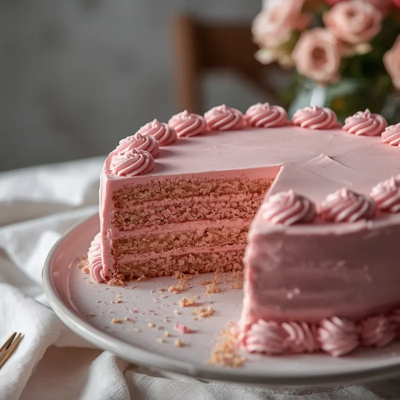Delicate Pink Vintage Heart Cake for special celebrations Delicate Pink Vintage Heart Cake for special celebrations