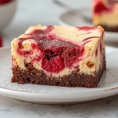 Raspberry Cheesecake Brownies recipe
