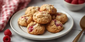 Buttery Raspberry Crumble Cookies with Juicy Berry Filling