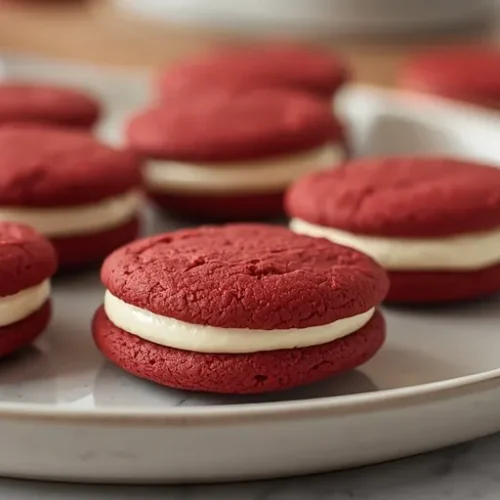 Red Velvet Cream Cheese Cookies recipe