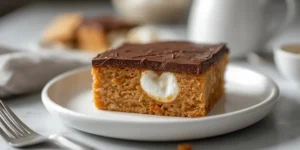 Creamy S’mores Poke Cake