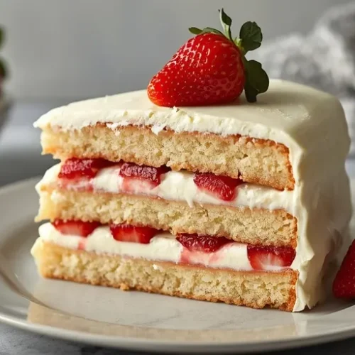 Strawberry Shortcake Layer Cake recipe