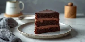 Creamy Triple Chocolate Truffle Cake