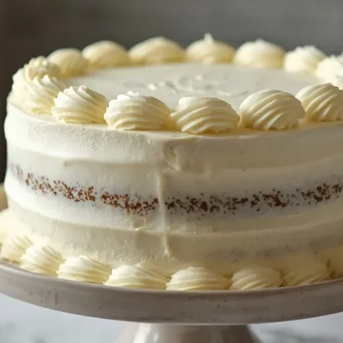 White Almond Wedding Cake recipe