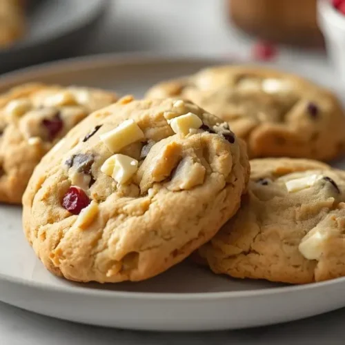 White Chocolate Cranberry Cookies recipe