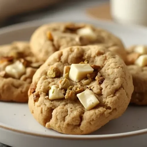 White Chocolate Pistachio Cookies recipe