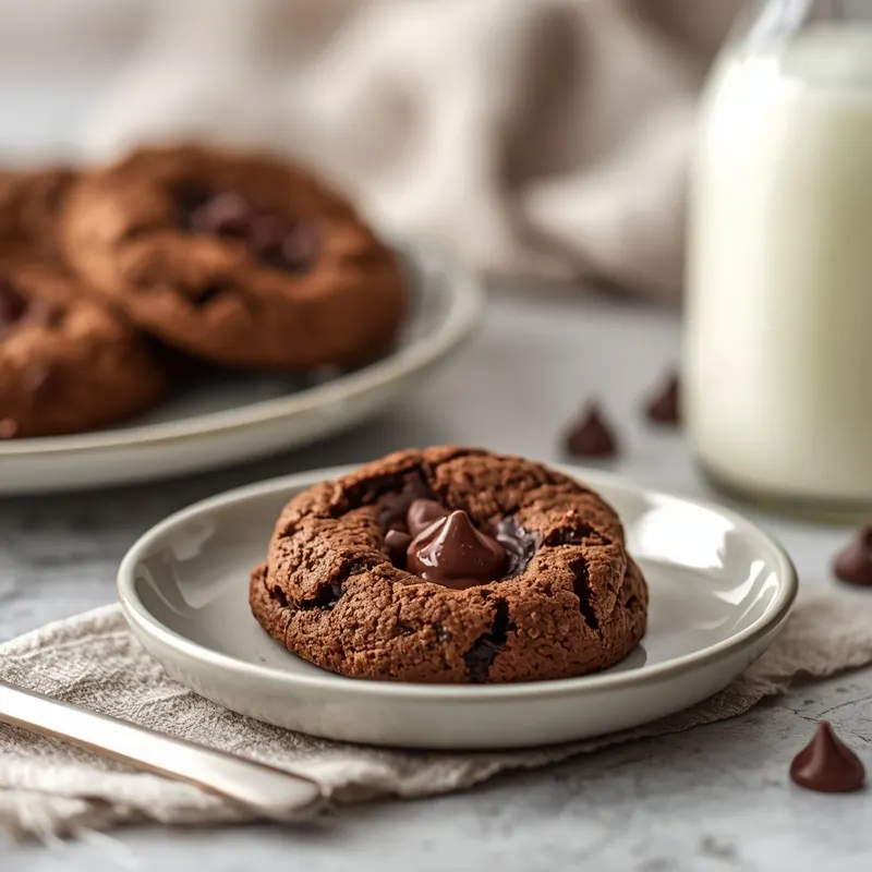 Rich Brookie Cookies with Gooey Chocolate Centers