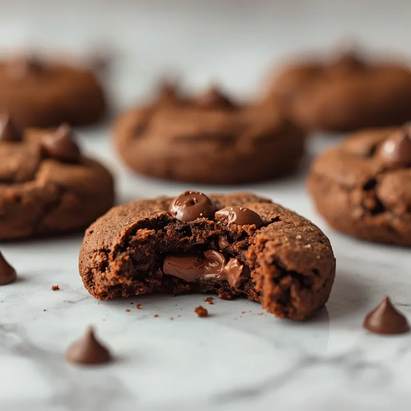 Rich Brookie Cookies with Gooey Chocolate Centers