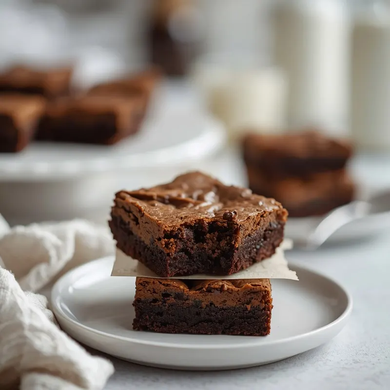 Rich Brown Butter Brownies with Fudgy Centers