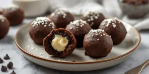 Decadent Chocolate Brownie Truffles with Creamy Centers