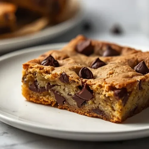 Chocolate Chip Blondies recipe