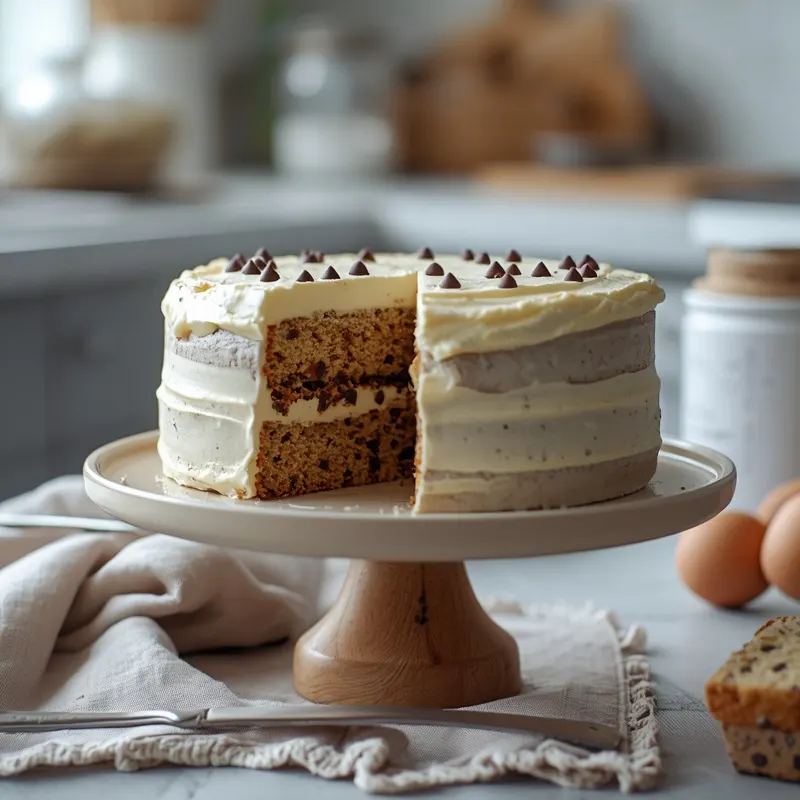 Rich Chocolate Chip Cake with Creamy Frosting Rich Chocolate Chip Cake with Creamy Frosting