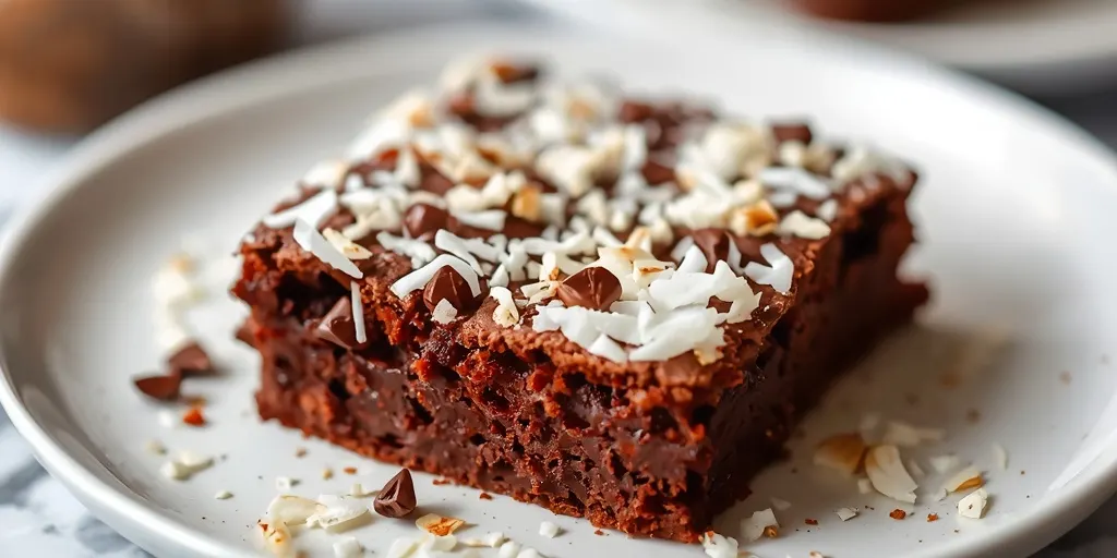 Chocolate Coconut Brownies recipe