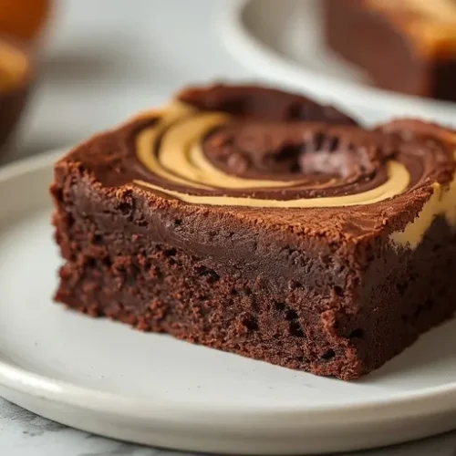 Chocolate Peanut Butter Brownies recipe