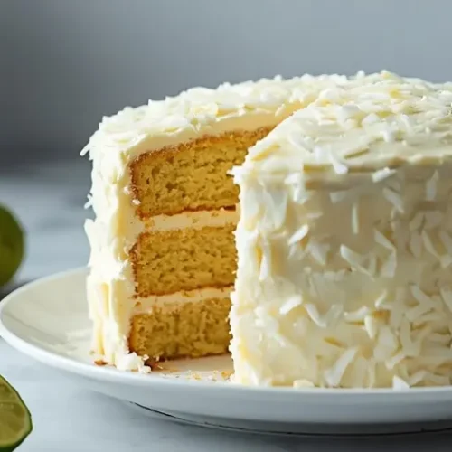 Coconut Lime Layer Cake recipe