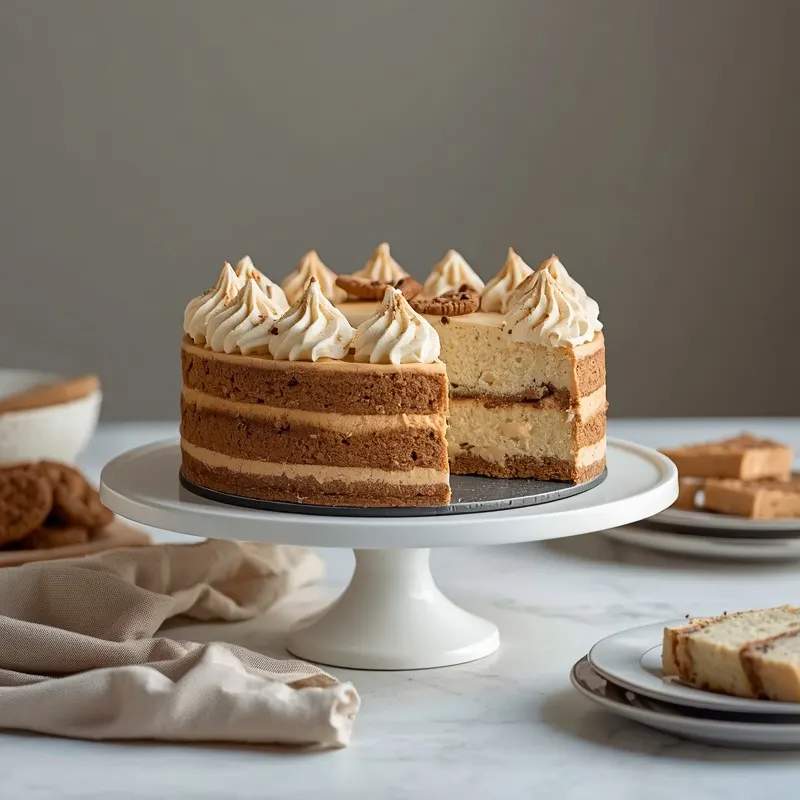 Rich Cookie Butter Cheesecake Cake Rich Cookie Butter Cheesecake Cake