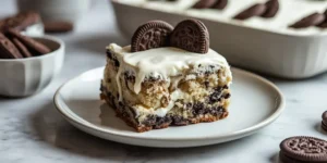 Fluffy Cookies and Cream Sheet Cake