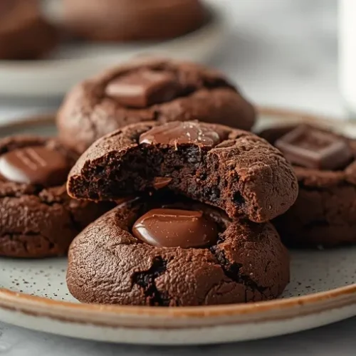 Double Chocolate Brownie Cookies recipe