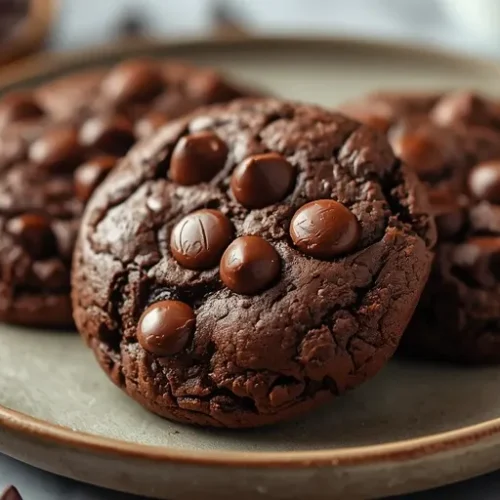 Double Chocolate Cookies recipe
