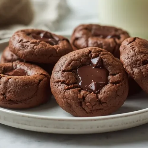 Double Chocolate Peanut Butter Cookies recipe