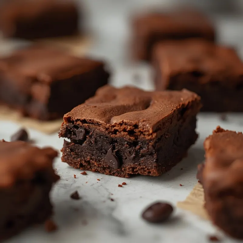 Rich Espresso Brownies with Fudgy Chocolate Layers