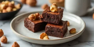Decadent Hazelnut Fudge Brownies with Creamy Chocolate Flavor