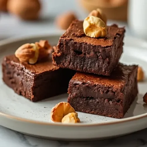 Hazelnut Fudge Brownies recipe