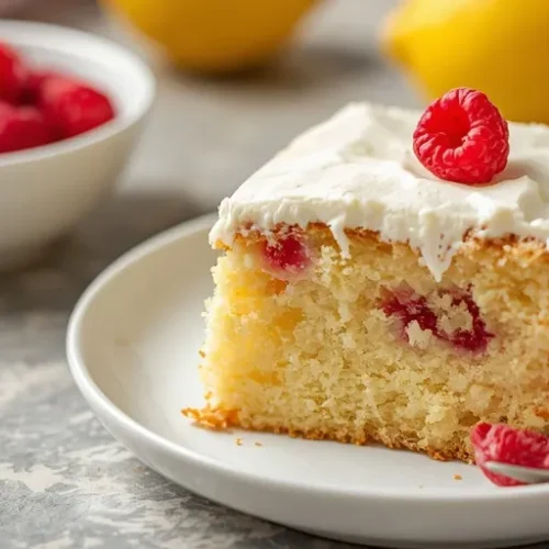 Lemon Raspberry Cake recipe