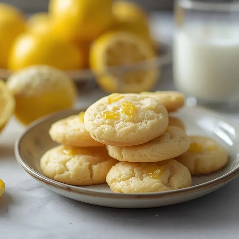 Soft Lemon Sugar Cookies with Fresh Citrus Flavor