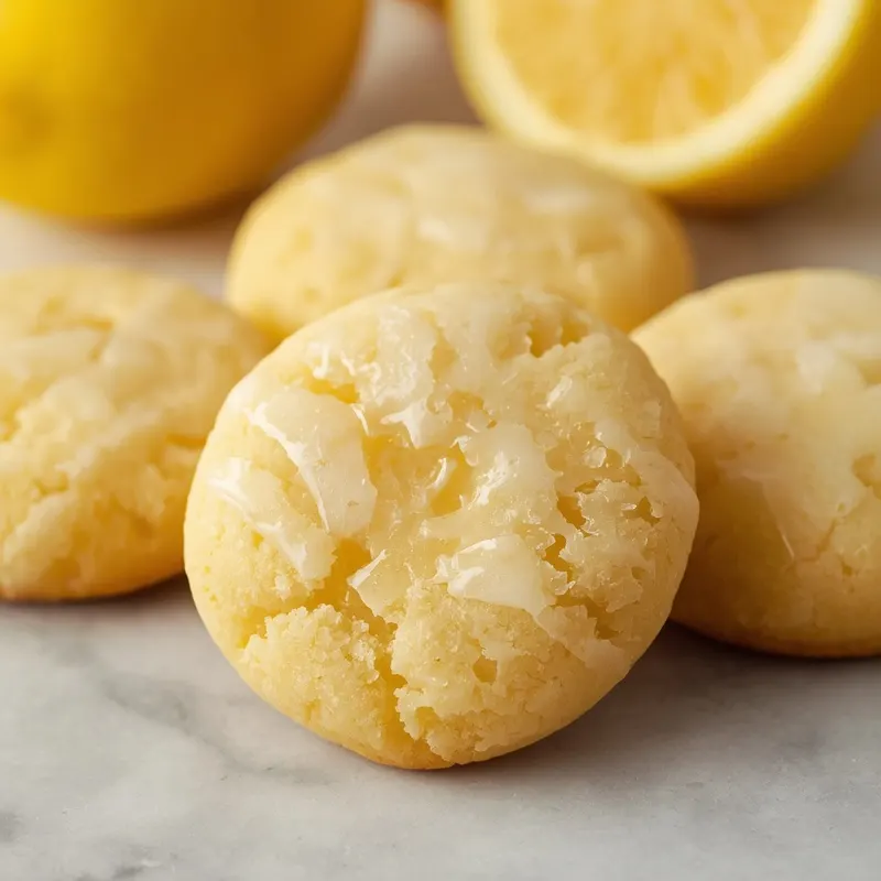 Soft Lemon Sugar Cookies with Fresh Citrus Flavor