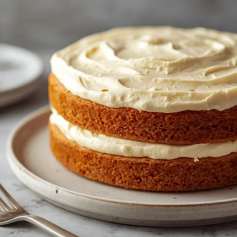 Soft Maple Cinnamon Layer Cake with Creamy Frosting Soft Maple Cinnamon Layer Cake with Creamy Frosting