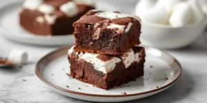 Rich Marshmallow Brownies with Gooey Chocolate Layers